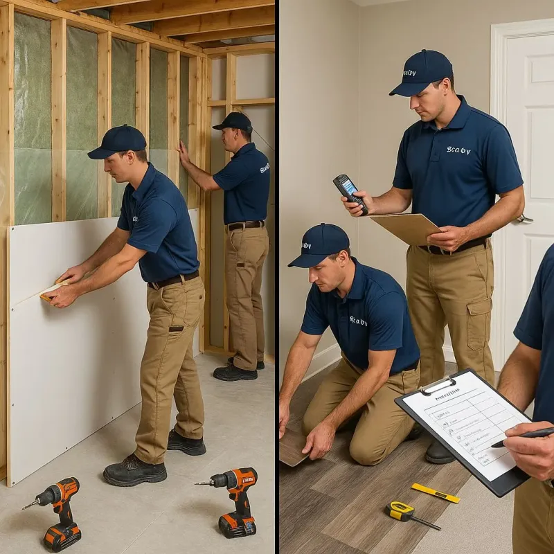 Repairs and Reconstruction process in Shirley, MA