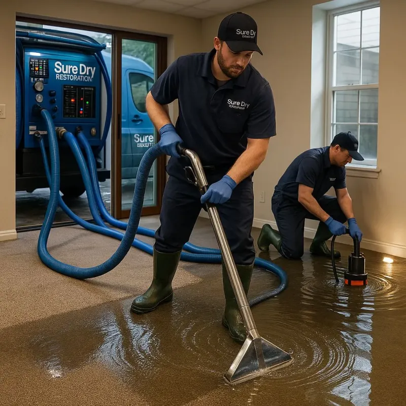 Water Extraction and Removal process in Shirley, MA